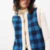 Frnch Simone Reversible Check Gilet