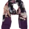 From My Mother's Garden Bamboo Scarf Deep as Dahlias