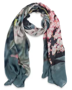 From My Mother's Garden Black Lace Bamboo Scarf