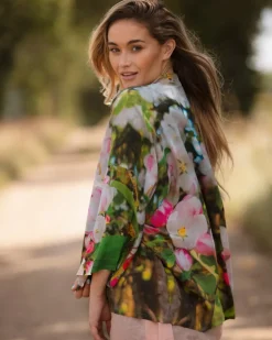 FROM MY MOTHER'S GARDEN BLOSSOMING KIMONO