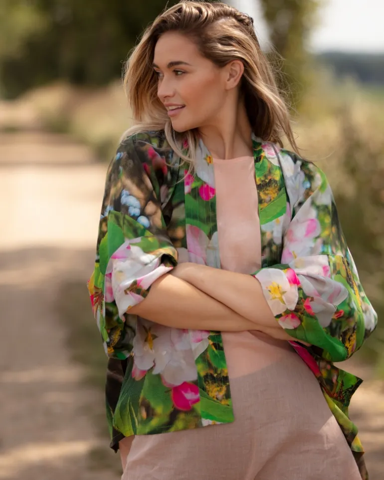 FROM MY MOTHER'S GARDEN BLOSSOMING KIMONO