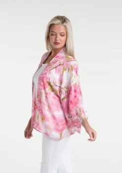 From My Mother's Garden Cherry Blossom Short Kimono