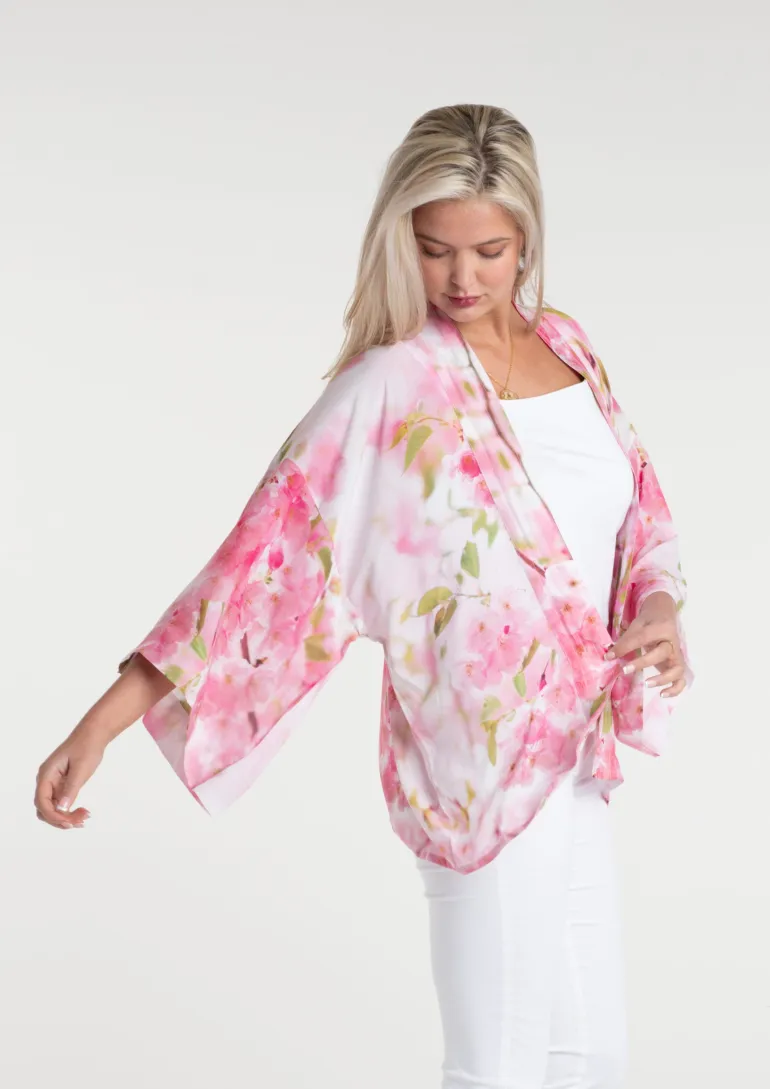 From My Mother's Garden Cherry Blossom Short Kimono