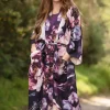 From My Mother's Garden Dreamy Peonies Long Robe SM
