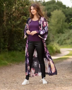 From My Mother's Garden Dreamy Peonies Long Robe LX