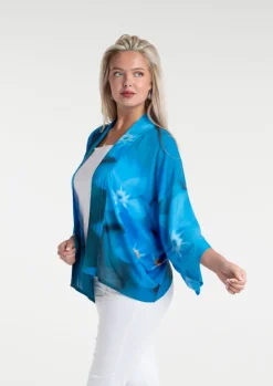 From My Mother's Garden Forget-Me-Not Short Kimono