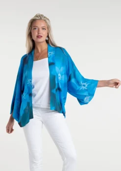 From My Mother's Garden Forget-Me-Not Short Kimono
