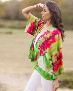FROM MY MOTHER'S GARDEN GIVES ME BUTTERFLIES KIMONO