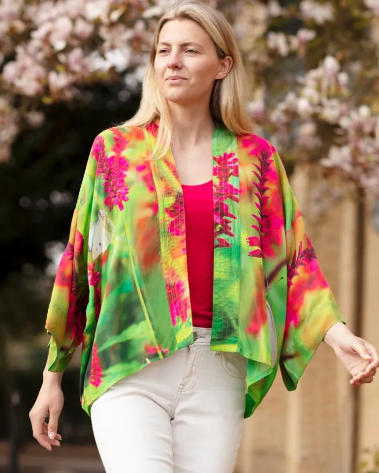 FROM MY MOTHER'S GARDEN GIVES ME BUTTERFLIES KIMONO