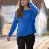 From My Mother's Garden Jumper Cobalt Blue