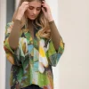 FROM MY MOTHER'S GARDEN LIGHTWEIGHT KIMONO WATERLILY
