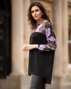 FROM MY MOTHER'S GARDEN LONG JERSEY & MESH TOP HARMONY