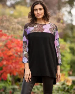FROM MY MOTHER'S GARDEN LONG JERSEY & MESH TOP HARMONY