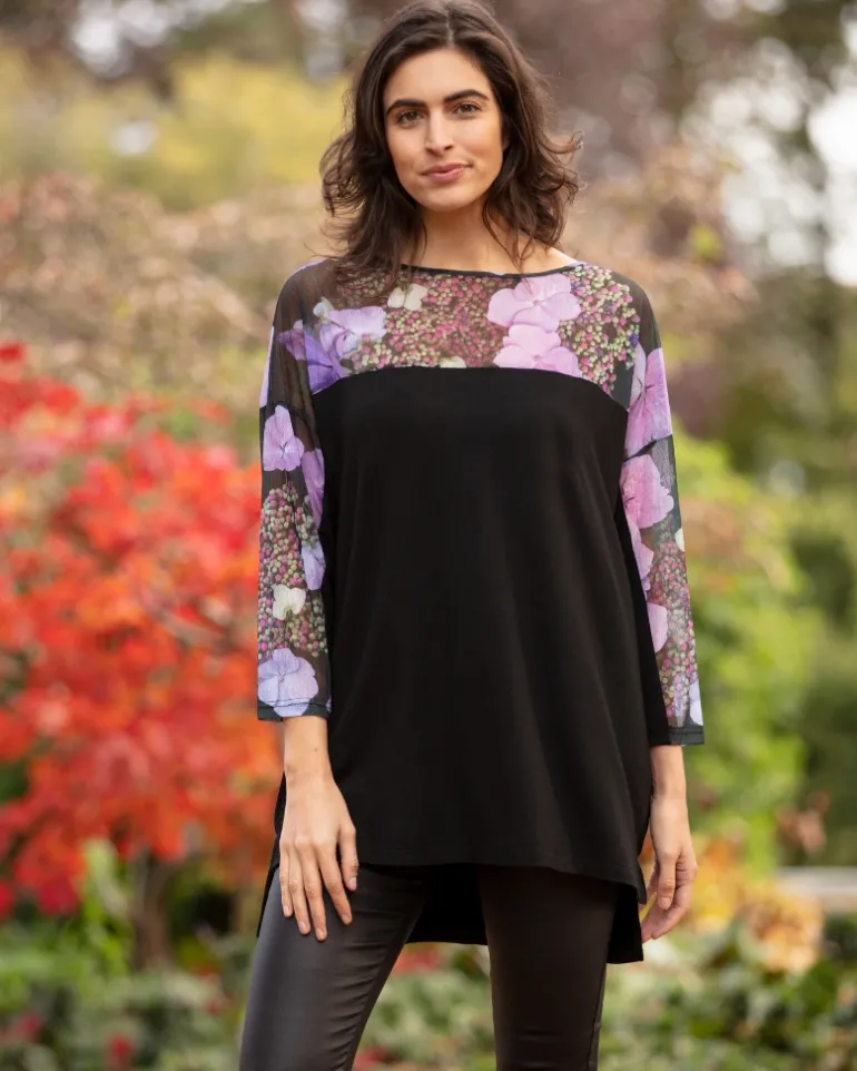 FROM MY MOTHER'S GARDEN LONG JERSEY & MESH TOP HARMONY