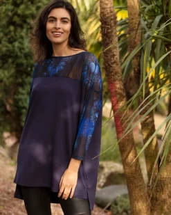 FROM MY MOTHER'S GARDEN LONG JERSEY & MESH TOP WISHES