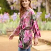 From My Mother's Garden Pink Lady Mini Robe