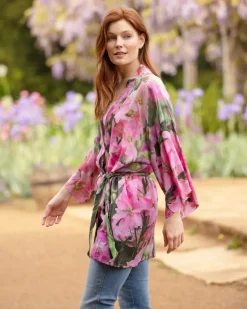 From My Mother's Garden Pink Lady Mini Robe