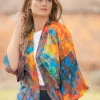 FROM MY MOTHER'S GARDEN REFLECTIONS LIGHTWEIGHT KIMONO