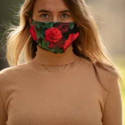 FROM MY MOTHER'S GARDEN ROSES ARE RED FACE MASK