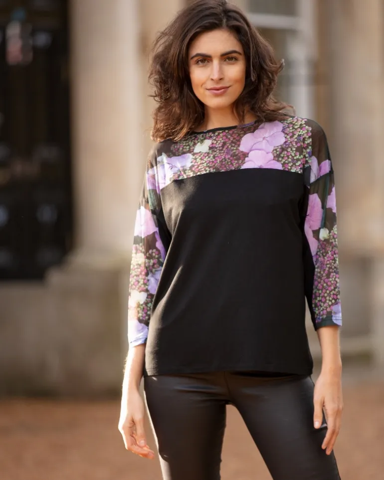 FROM MY MOTHER'S GARDEN SHORT JERSEY & MESH TOP HARMONY