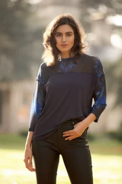 FROM MY MOTHER'S GARDEN SHORT JERSEY & MESH TOP WISHES