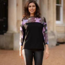 FROM MY MOTHER'S GARDEN SHORT JERSEY & MESH TOP HARMONY