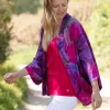 FROM MY MOTHER'S GARDEN SWEETPEA LIGHTWEIGHT KIMONO