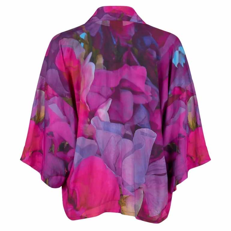 FROM MY MOTHER'S GARDEN SWEETPEA LIGHTWEIGHT KIMONO