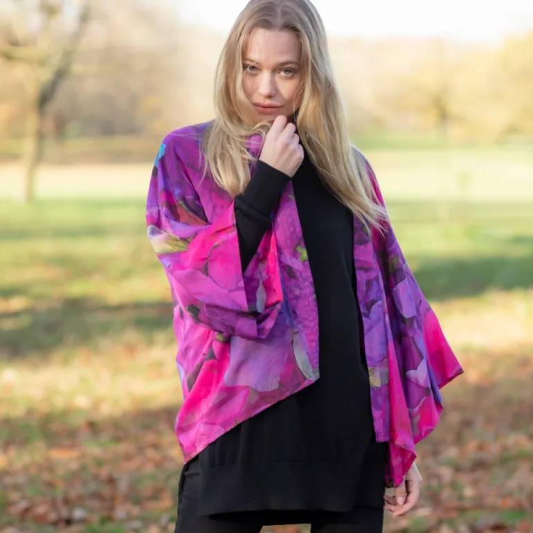 FROM MY MOTHER'S GARDEN SWEETPEA LIGHTWEIGHT KIMONO