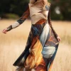 From My Mother’s Garden Tulle Dress Autumn Abstract