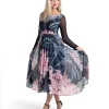 From My Mother's Garden Tulle Dress Black Lace