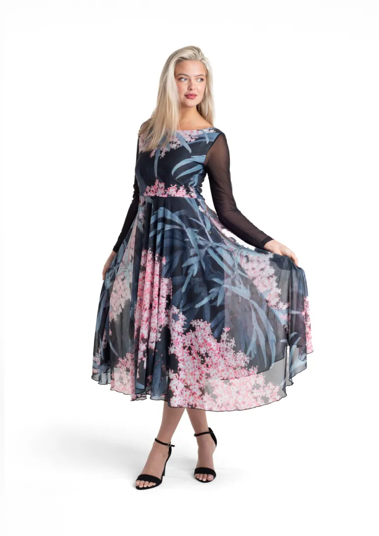 From My Mother's Garden Tulle Dress Black Lace