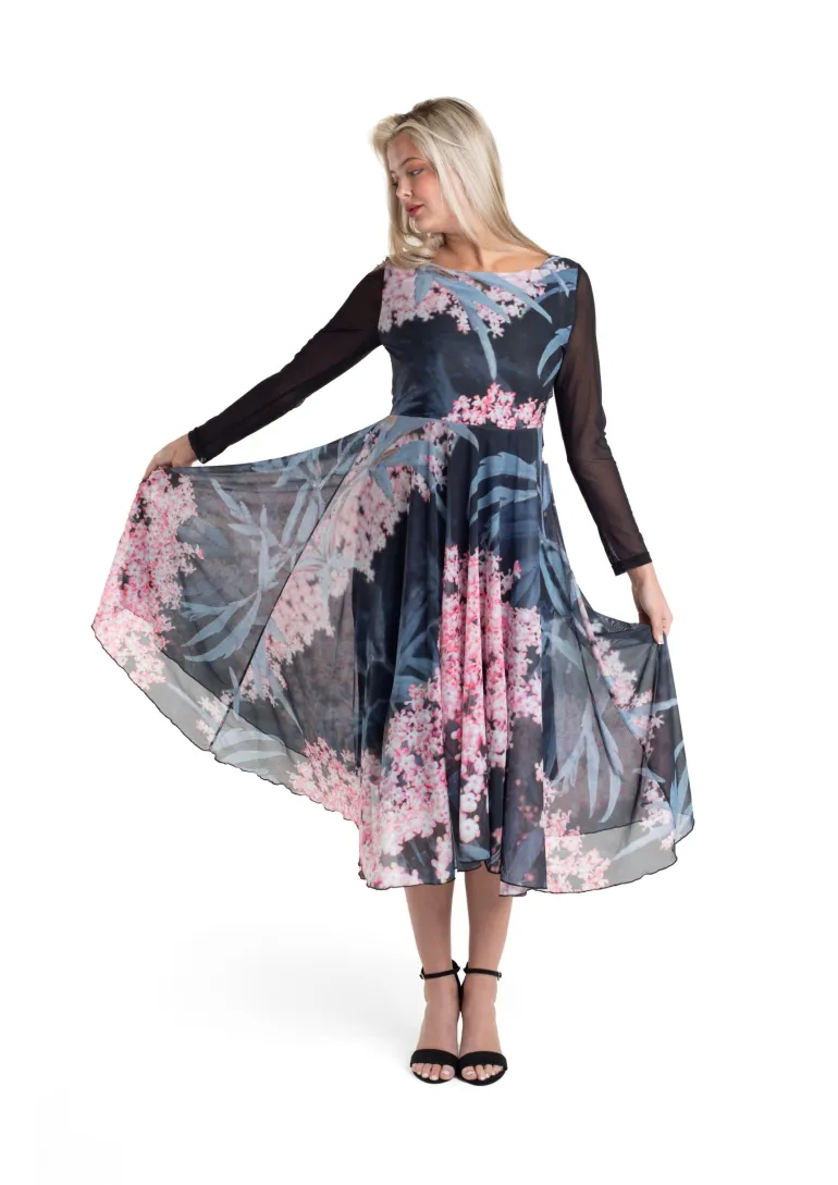 From My Mother's Garden Tulle Dress Black Lace