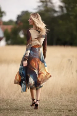 From My Mother’s Garden Tulle Dress Autumn Abstract