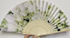 FROM MY MOTHER'S GARDEN WHITE HYDRANGEA FAN