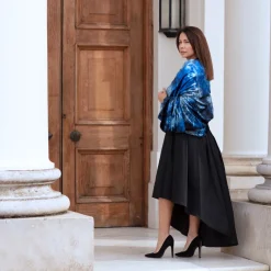 FROM MY MOTHER'S GARDEN WISHES REVERSIBLE VELVET KIMONO