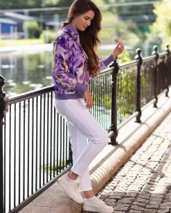 From My Mother's Garden Wisteria Satin Jacket