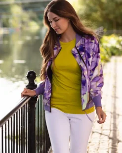 From My Mother's Garden Wisteria Satin Jacket