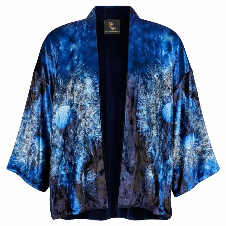 FROM MY MOTHER'S GARDEN WISHES REVERSIBLE VELVET KIMONO