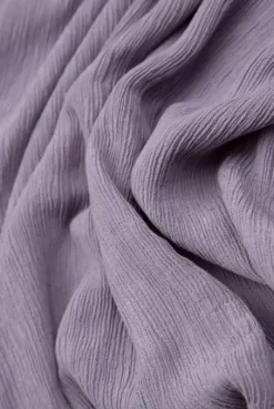 Grizas Crinkle Drape Dress Lavender