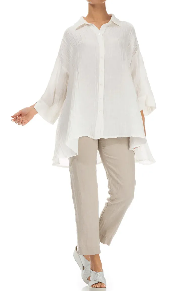 Grizas Crinkled Blouse Wild Berry