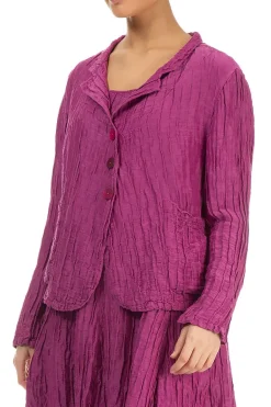 Grizas Cropped Jacket Orchid