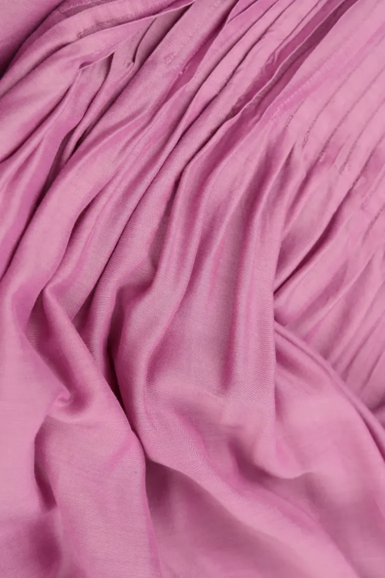 Grizas Front Tuck Dress Wild Berry