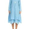 Grizas Long Crinkle Jacket Pale Blue