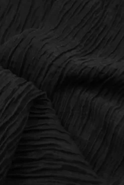 Grizas Midi Crinkle Dress Black