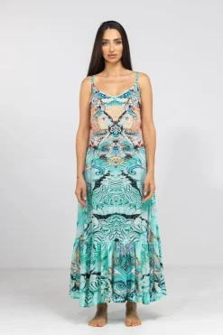Inoa Strap Maxi Dress Gold Coast