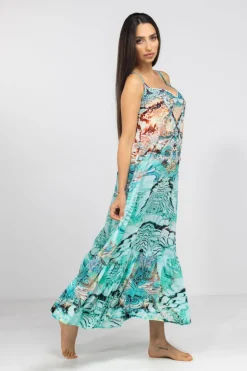 Inoa Strap Maxi Dress Gold Coast