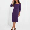 Joe Browns Oh So Vintage Button Back Dress Navy