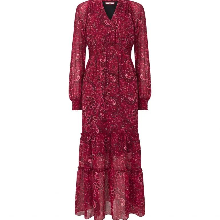 Joe Browns Radiant Paisley Dress Berry