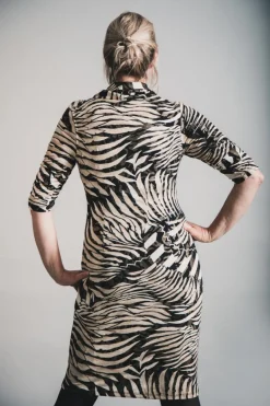 JOSEPH RIBKOFF ANIMAL PRINT DRESS